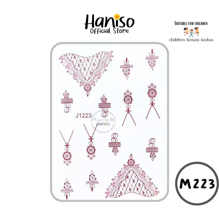 Gambar HANISO - Henna Instan Anak Anak PremiumTemporer Henna Tempel Anak - W223, White dari NOVRI ARDIANSYAH-jcPF7KjckD undefined Tokopedia