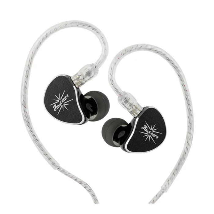 Kiwi Ears Belle DLC Dynamic Driver in-ear Monitor IEM Gaming Earphone - HITAM, 3.5MM NO MIC