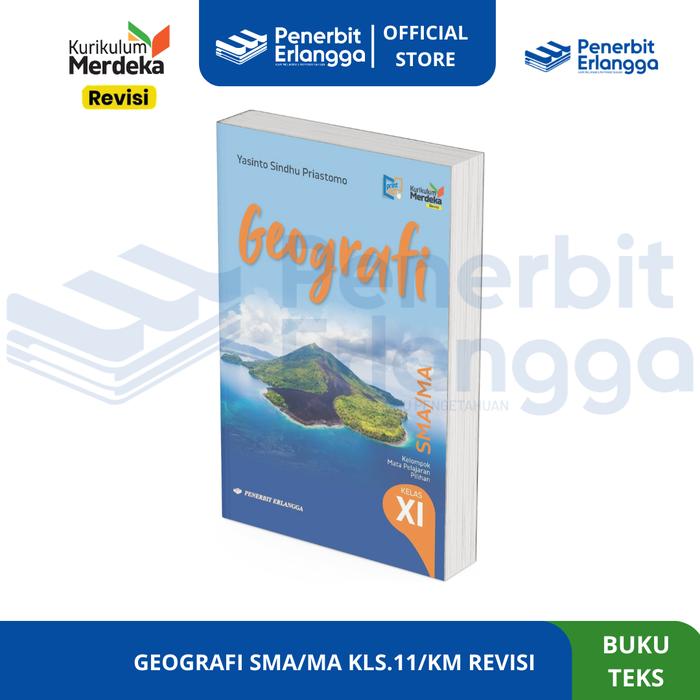 Gambar [Erlangga Official] Geografi SMA/MA Kelas 11 Kurikulum Merdeka Revisi dari Penerbit Erlangga Mahameru undefined Tokopedia
