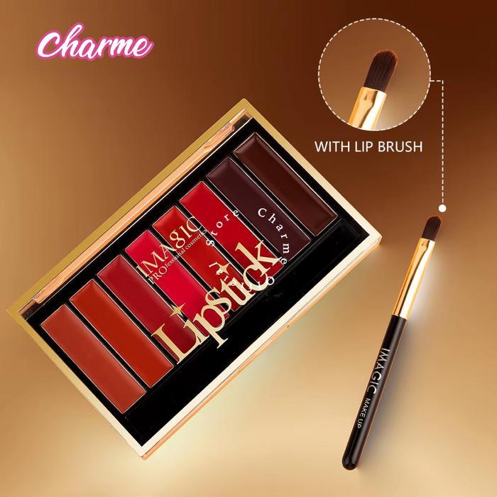 Gambar (Ready & Ori) Imagic 8 Colors Lipstick Palette - Lp215 #Gratisongkir dari bolo s undefined Tokopedia