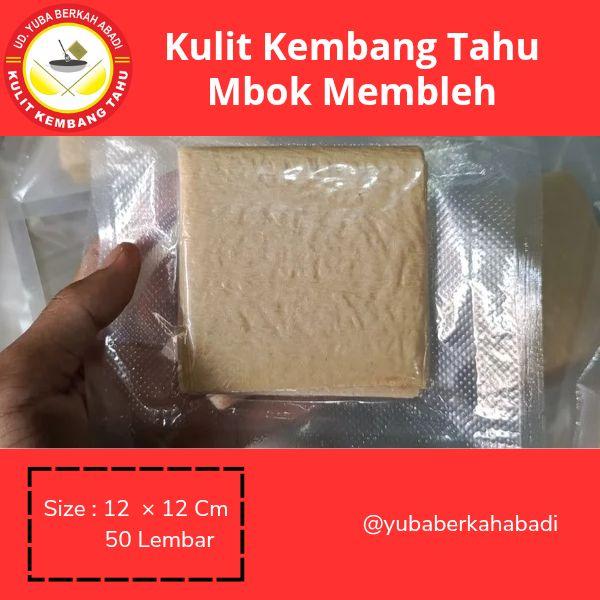 Gambar Kulit tahu tawar Halal 12 x 12 cm @ 50 lbr/Pack - 25 Lembar dari UD Yuba Berkah Abadi undefined Tokopedia