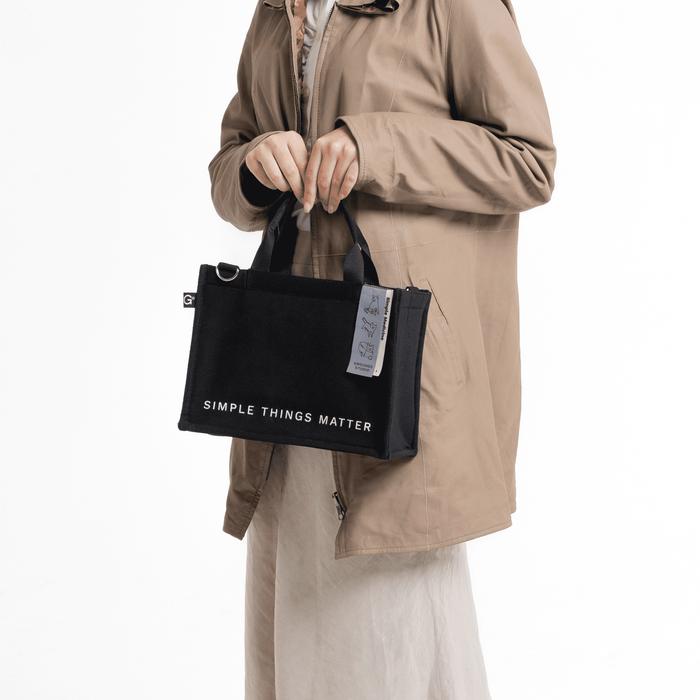 Gambar Mini Catto Totebag | Grounds - Black dari Grounds Studio undefined Tokopedia