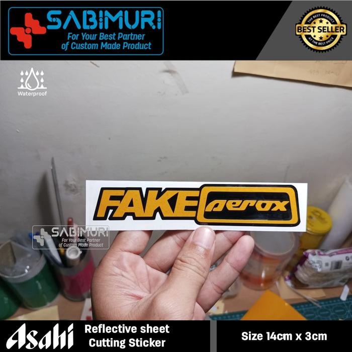 Gambar Sticker Cutting Reflective Fake Nmax Aerox - Fake Nmax dari Sabimuri Sticker undefined 5 Tokopedia