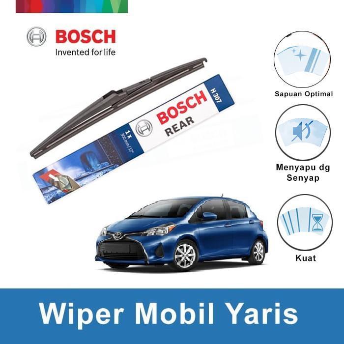 Gambar BOSCH H307 REAR WIPER BELAKANG MOBIL TOYOTA YARIS - LOCK 2 SIZE 12 INCI - Warna dari kopisri undefined Tokopedia
