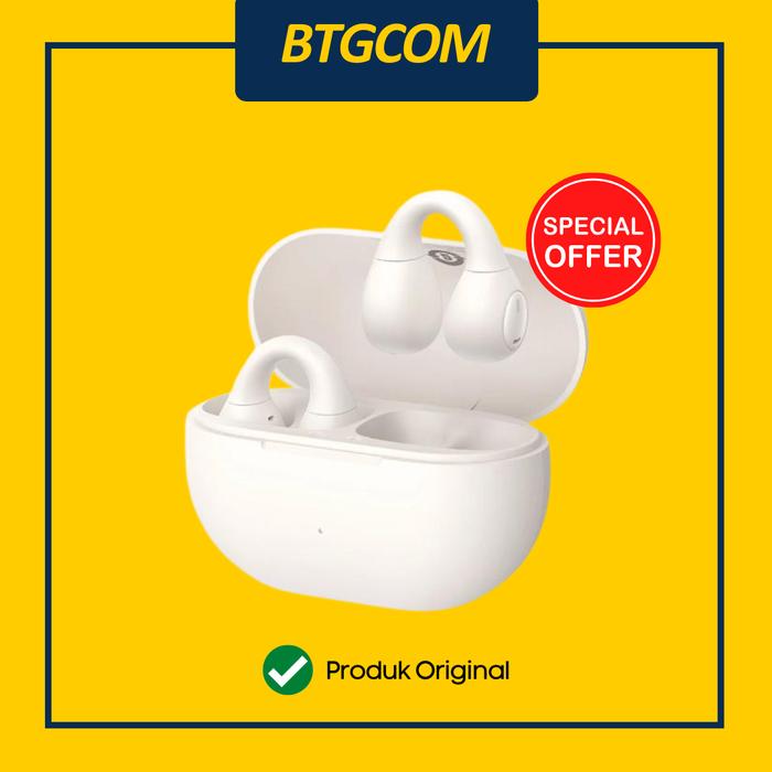 Gambar TWS BASEUS BASS OWS 15 CLIP OPEN EAR STELLAR WHITE dari btgcom undefined Tokopedia