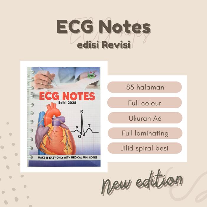 Gambar Medical Mini Notes ECG MMN EKG MMN ECG Buku Saku Kedokteran dari Ilana Medika undefined Tokopedia