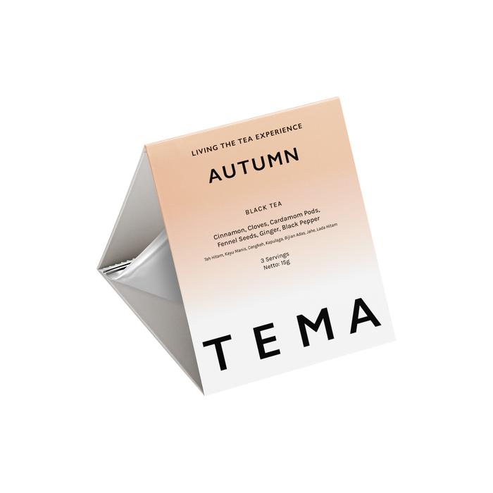 Gambar TEMA Tea – Tea Bags & Loose Leaf 3 Servings | Teh Premium 29 Varian | Kemasan Triangle Mini Three Praktis & Ekonomis | 100% Bahan Alami Tanpa Pewarna Buatan - Autumn, Tea Bags dari TEMA Tea undefined Tokopedia