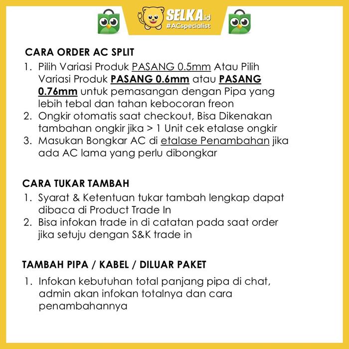 Gambar AC TCL TAC-09CSD/XB / 09 CSD/XB AC SPLIT 1 PK LOW WATT - UNIT ONLY dari Selka ID Specialist AC undefined Tokopedia