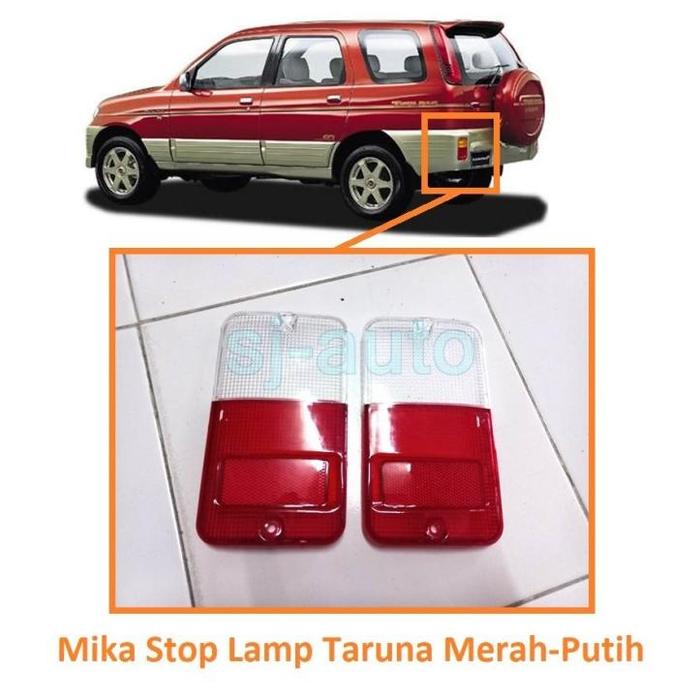 Gambar Mika Stop Lamp Taruna warna Merah Putih Mika Lampu Belakang Taruna - Kanan dari SJauto_NEW undefined Tokopedia