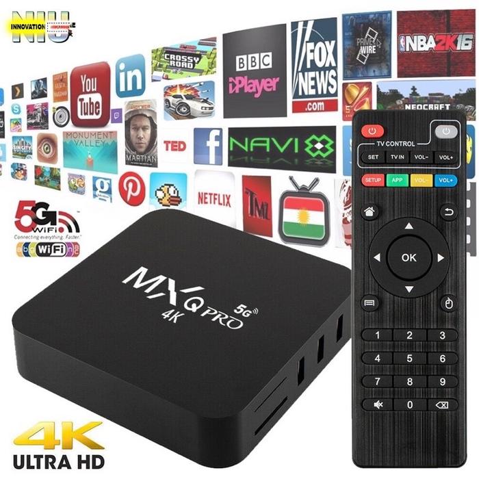 Gambar Android Tv Box Mxq-Pro 4K Smart Tv Box Media Player/Set Top Box Stb Matrix Garuda Dvb T2 Tv dari Yuresda undefined Tokopedia