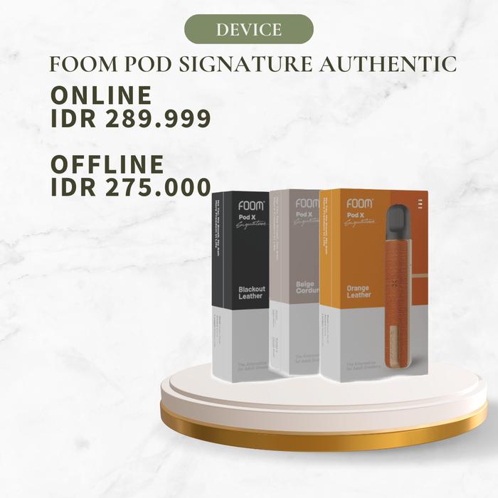 Gambar FOOM X POD SIGNATURE FREE LANYARD + CARTRIDGE dari bukantokoobatcina undefined Tokopedia