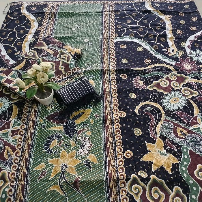 Gambar KAIN BATIK TULIS SARIMBIT COUPLE BAHAN DOBY DOBI BATIK FARIZA CIREBON - A dari Batik Fariza Cirebon undefined 4 Tokopedia