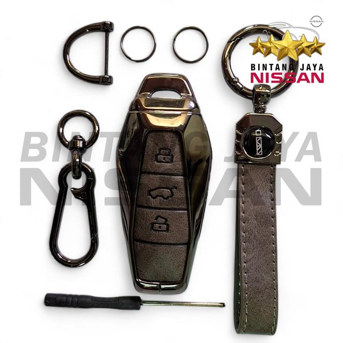 Gambar Chery J6 Cover Kunci Key Case Keychain Sarung Gantungan Casing Kunci Premium Quality - Grey dari Bintang Jaya Nissan undefined Tokopedia