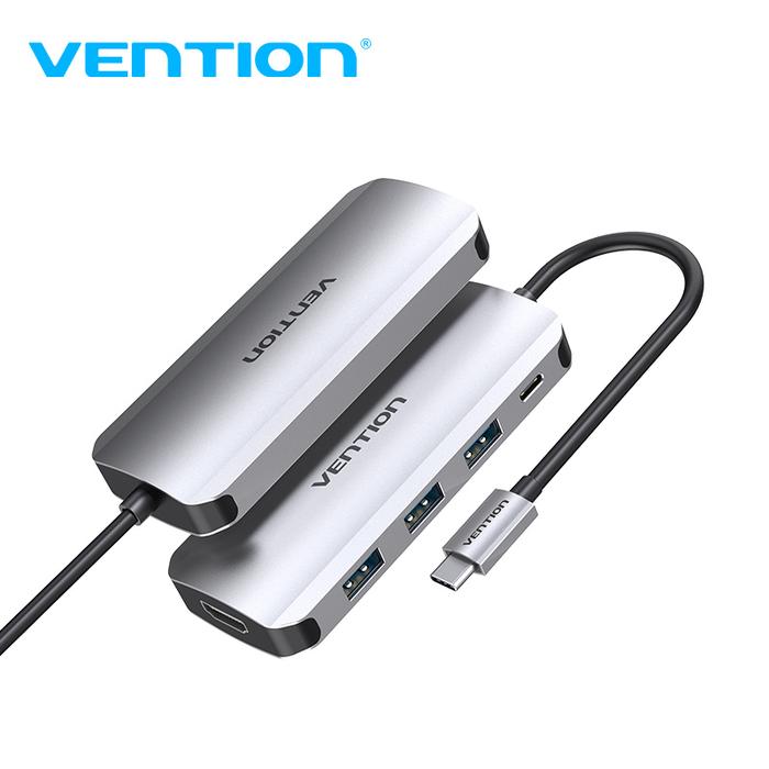 Gambar Vention CNB Converter Type-C Thunderbolt 3.0 MHL HDMI USB3.0 PD - THF dari Vention Authorized Store undefined Tokopedia