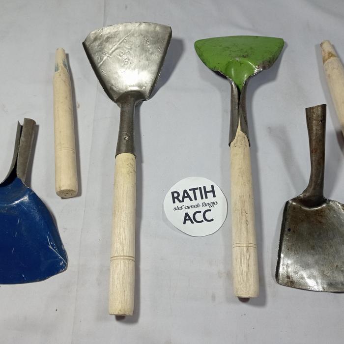 Gambar SUTIL NASI GORENG BAJA PLAT DRUM TEBAL SOTEL SODET SPATULA SEROK JUMBO BESAR ANTI LENGKET - PANJANG dari Ratih ACC undefined 4 Tokopedia