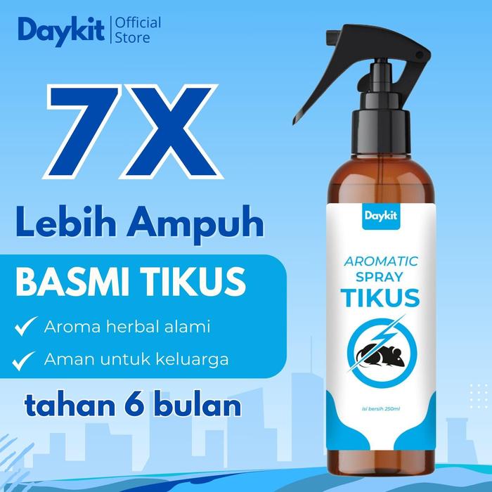 Gambar DAYKIT Spray  Pembasmi Anti Tikus Ampuh  Semprotan Pengusir Tikus untuk Rumah dan Mobil anti tikus Paling Ampuh - SPRAY TIKUS dari DAYKITOFFICIAL undefined Tokopedia