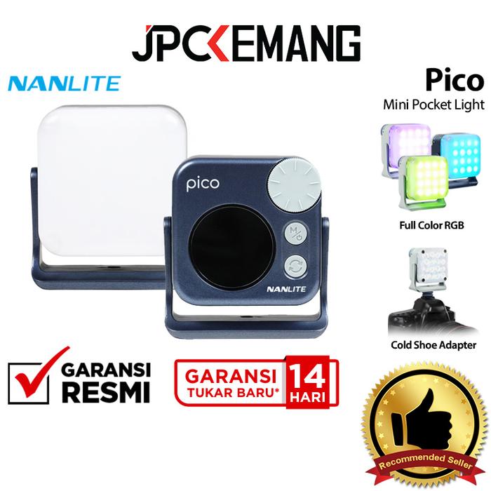 Gambar Nanlite Pico Portable LED Mini Pocket Light Full Color RGB Flash Kamera Garansi Resmi - Midnight Blue dari JPC Kemang undefined Tokopedia