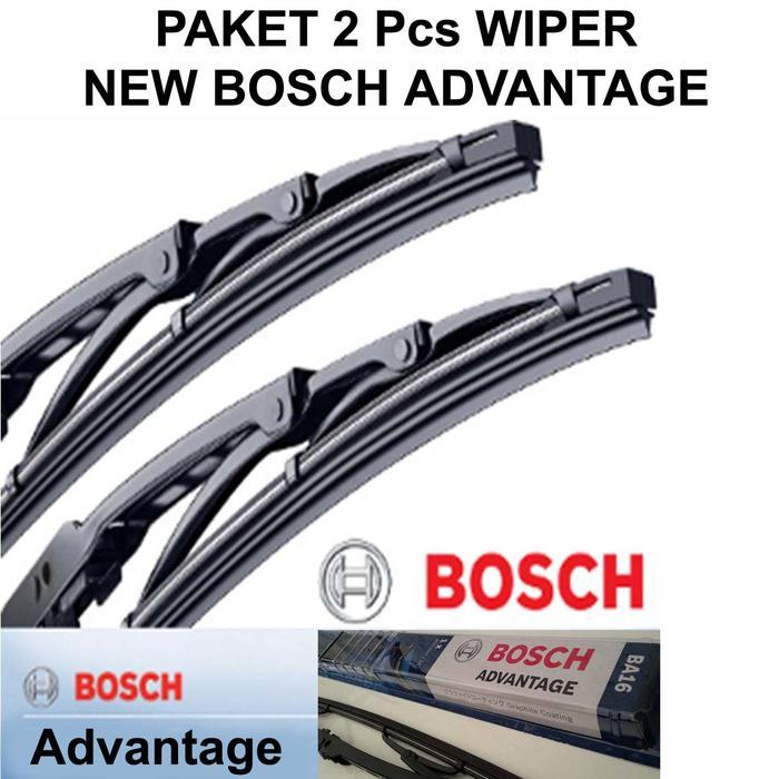 Gambar WIPER MOBIL NEW AYLA, NEW AGYA BOSCH ADVANTAGE 2PCS 21 14 (KN - KR) - Bosch Advantage, Wiper Blkg H307 dari wikiola undefined Tokopedia