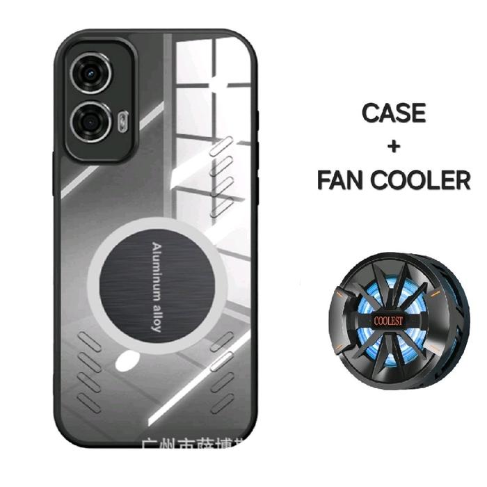Gambar Case For Motorola Moto G45 5G Gaming Cooling Magnetic Cover - Case+Fan Cooler dari Droidzone_NEW undefined Tokopedia