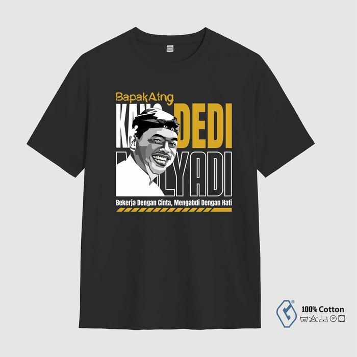 Gambar kaos distro kdm bapak aing / baju kang dedi mulyadi bapak aing - Hitam, S dari Gerai Kaos Custom undefined Tokopedia