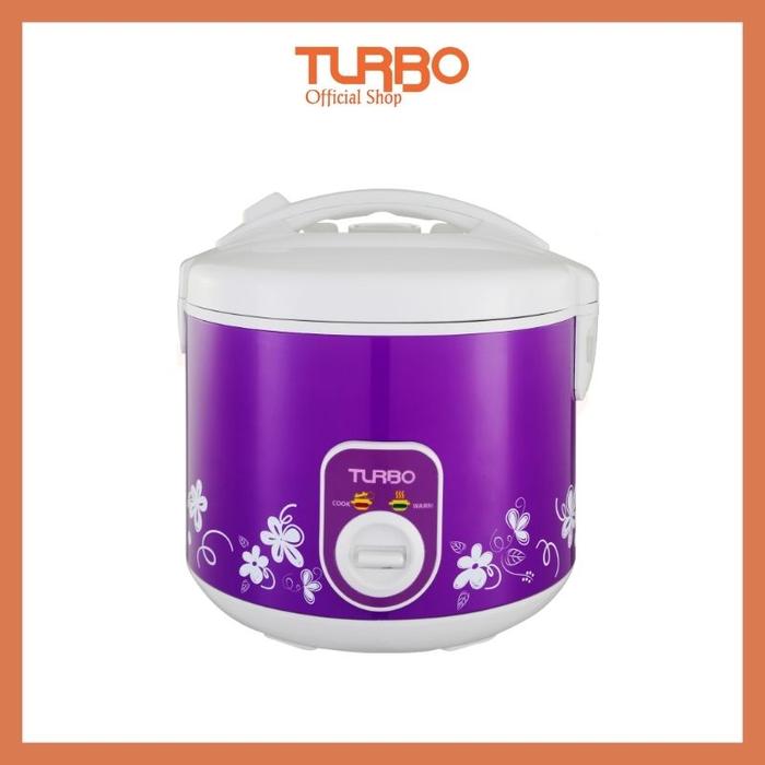 Gambar [NEW] Turbo Rice Cooker Magic Com Penanak Nasi 1,8 Liter CRL1185 Original 400 Watt Garansi Resmi 3 Tahun - Purple dari Turbo Home Appliances undefined Tokopedia