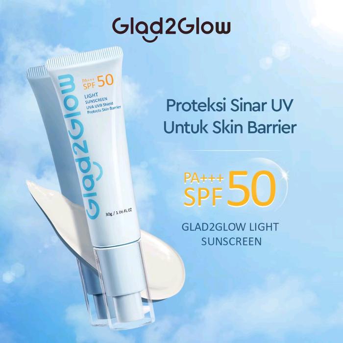 Gambar Glad2glow Sunscreen untuk Perlindungan Wajah - Muka, Facial dari vhy olshop kendari undefined Tokopedia