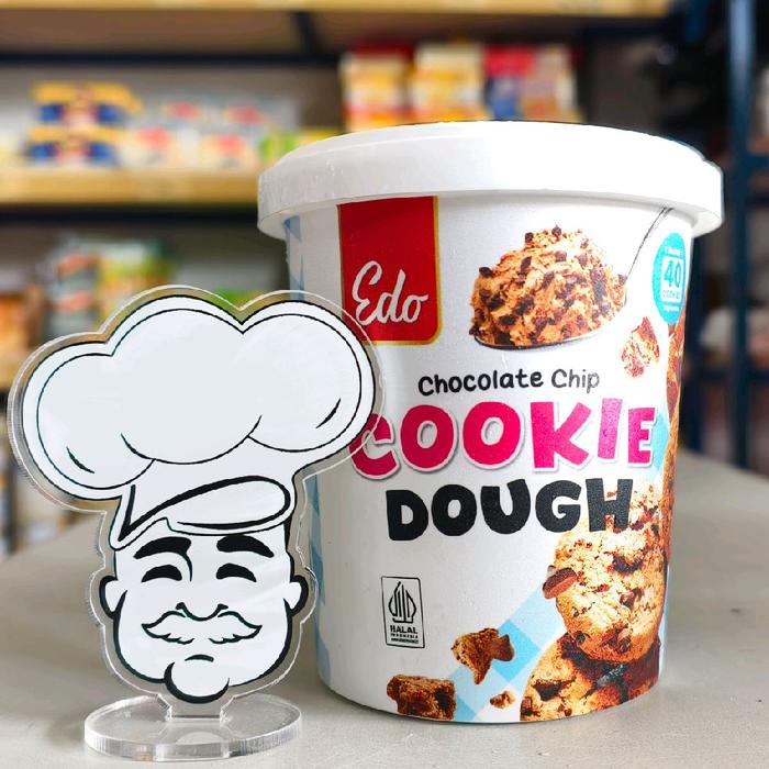 Gambar Edo Cookie Dough 400Gr / Edo Adonan Cookies Siap Panggang / Edo Chocolate Chip Cookie Dough dari Berkahjaya.Galaxy undefined Tokopedia