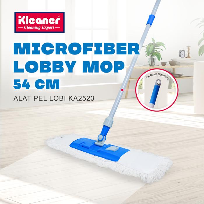 Gambar Kleaner Alat Pel Microfiber 54 Cm Lobby Duster Floor Mop Pembersih Lantai Lobi KA2523 dari Kleaner Indonesia undefined Tokopedia