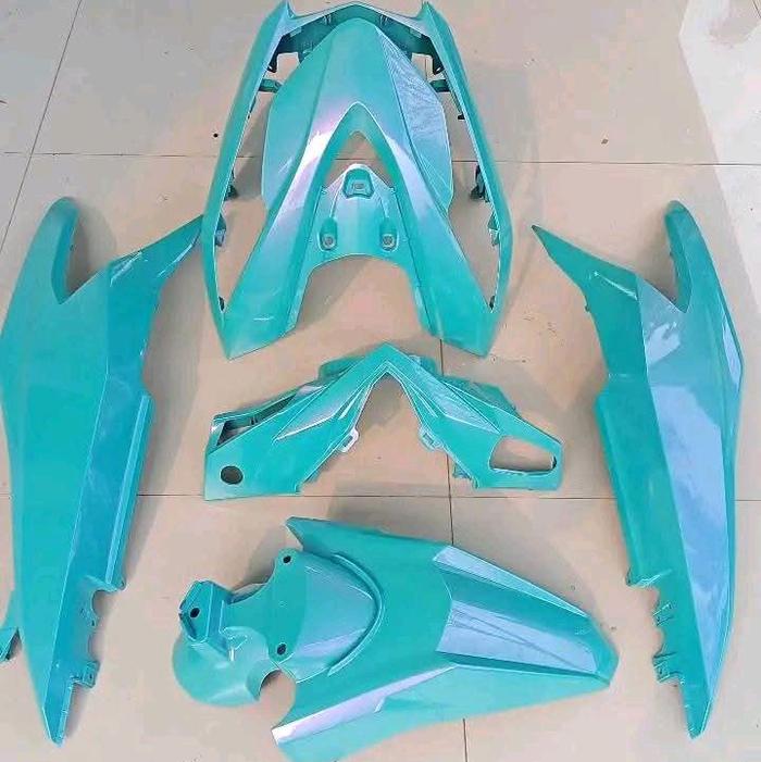 Gambar Full body halus honda beat new deluxe tahun 2020 custem warna toska lembayung ungu dari DEBROT SPAREPART undefined Tokopedia