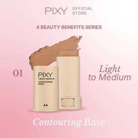 Gambar Pixy 4 Beauty Benefits Contouring Base 9g - 01 Light to Medium, Pixy Contouring dari Kios Branded_NEW undefined Tokopedia