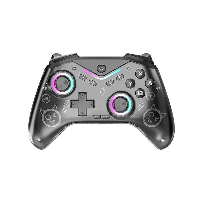 Gambar NYK Nemesis Cronus GPX900 GPX-900 RGB LED Wireless Gamepad 3in1 Connection Hall Effect GPX 900 Joystick Controller - Black dari Starcomp Solo undefined Tokopedia