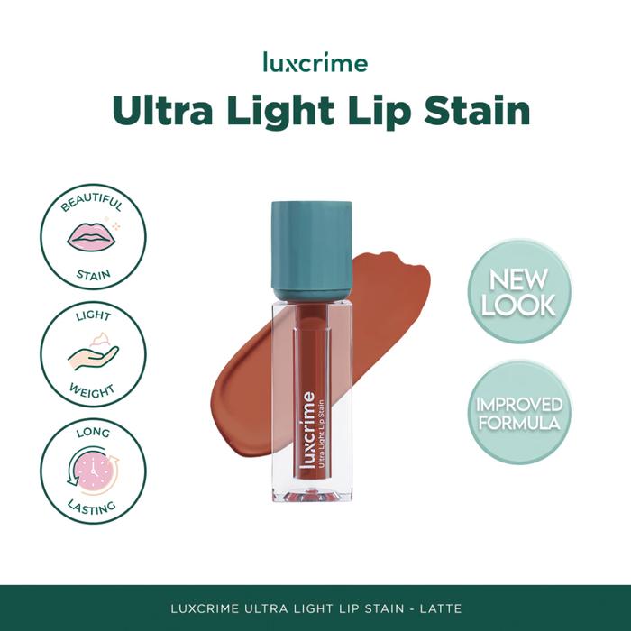 Gambar Luxcrime Ultra Light Lip Stain - Liptint Waterproof Anti Kering & Anti Transfer - Luxcrime Ultra Light Lip Stain Latte dari Pusat Skincare Kosmetik undefined Tokopedia