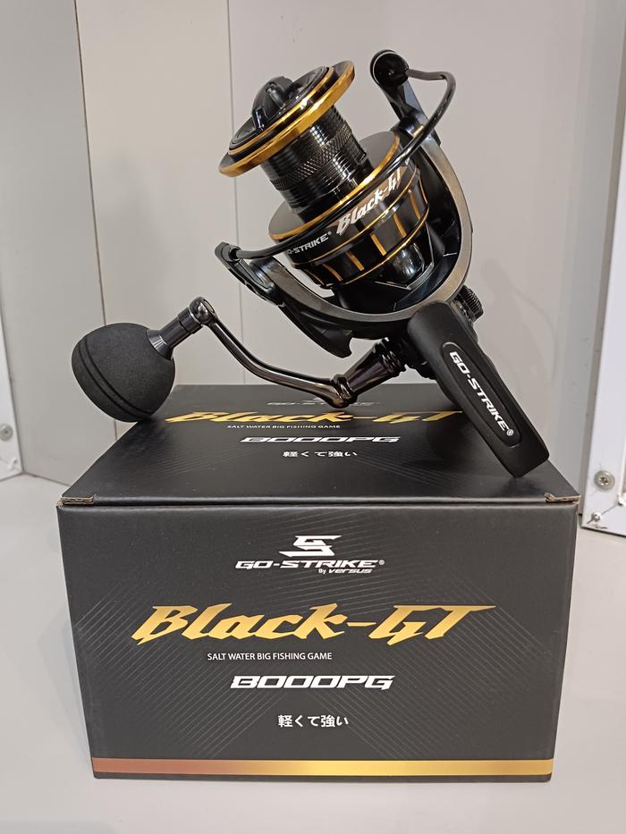 Gambar Reel Spinning Go-Strike Versus Black GT 8000 SW Kerekan Pancing Laut dari Toko Arena Pancing undefined Tokopedia