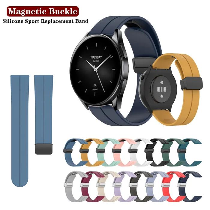 Jual Strap MAGNETIC BUCKLE tali Jam 20mm 22mm Xiaomi Mi watch