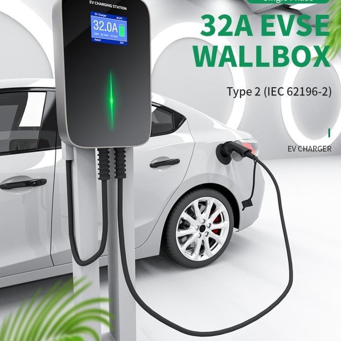 Gambar Besen Fast Charging Type2 Mobil Wuling Air Ev 22Kw 32A 3-Phasa With 6M - 22kW 3Phase dari OMBAK OPERA undefined Tokopedia