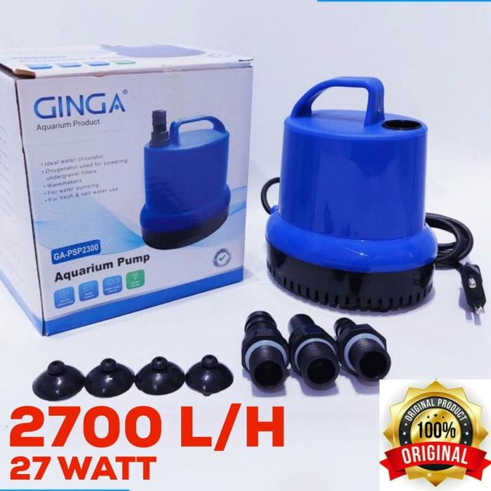 Gambar Mesin Pompa Celup PENGUIN GINGA PSP 2200 2300 2400 3200 4500 Filter Bawah Aquarium Aquascape Air Terjun Kolam Ikan Gelembung Udara Oksigen - 2200 dari tarombobetta undefined 3 Tokopedia