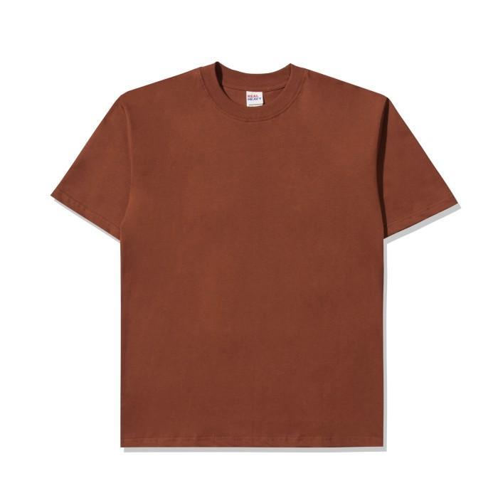 Gambar Kaos Polos Real Heavy Goods Ginger - Kaos Polos Classic Coklat Tua - XL dari Real Heavy undefined Tokopedia