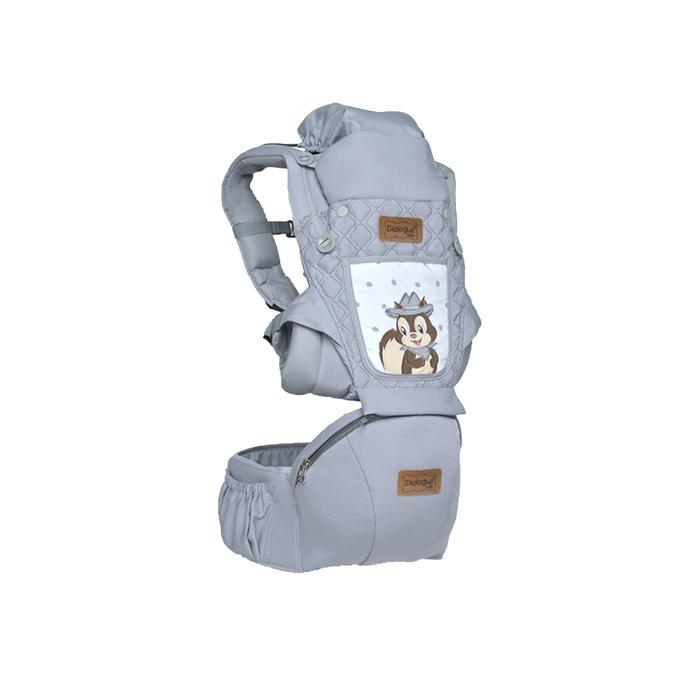 Gambar DIALOGUE BABY Gendongan Hipseat + SSC M Shape 9IN1 Squirrel Series DGG4339 - Abu dari Dialogue Group Store Kota Bandung Tokopedia