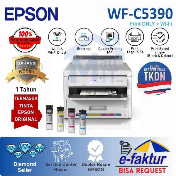 Gambar Printer  EPSON WF-C5390 WFC5390 C53902 A4 Colour Duplex Wifi LAN Resmi - WF-C5390 dari Mall IT Medan undefined Tokopedia