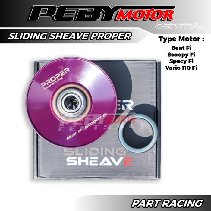 Gambar Sliding Sheave Proper Beat Fi Scoopy Fi Vario 110 Fi Spacy Fi dari Peby Motor Central undefined Tokopedia