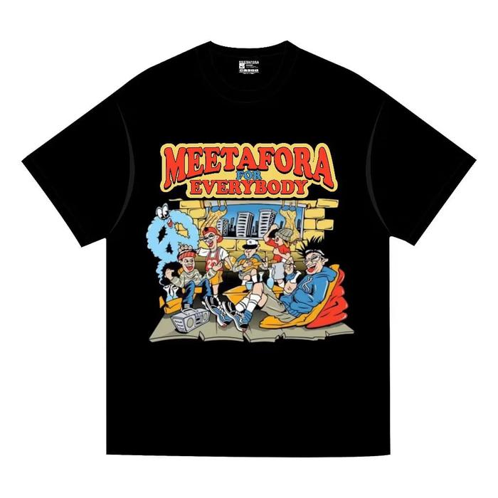 Gambar MTFR Baju Kaos Vintage Sans Pria/Wanita Cotton Combed 24s Sablon DTF Premium HD Desain Keren Banyak Warna Ready Stock - HITAM, M dari MTFR_NEW undefined Tokopedia