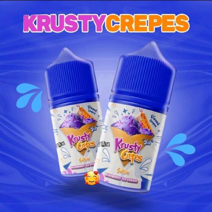 Gambar Pangasewa Krusty Crepes V7 Blueberry Ice Cream Salt 30Ml - Authentic By Java Juice - Liquid Krusty Ice - SALT 15MG 30ML dari Pangasewa undefined 2 Tokopedia