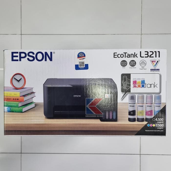 Gambar Epson L3210 / L3211 All-in-One Printer (Pengganti L3110) - L3211 dari Kreasindo Retail Indonesia undefined Tokopedia