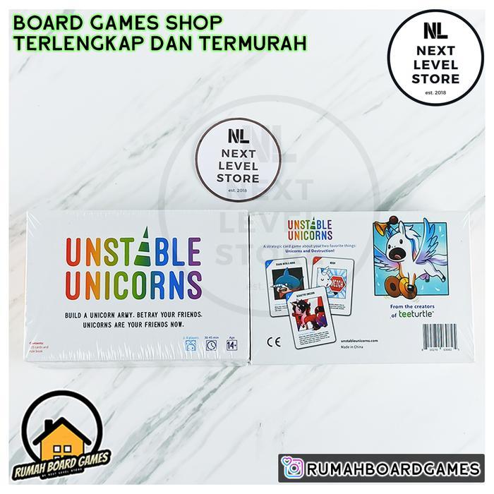 Gambar PREMIUM Unstable Unicorn Complete Expansion NSFW Legends Dragons Rainbow Adventures Board Games Card Game - WhiteBoxBasic dari Galore Motion undefined Tokopedia