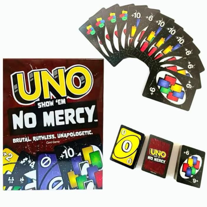 Gambar Kartu Bermain UNO NO MERCY - Permainan Populer untuk 2-10 Orang - Kartu UNO MERCY dari nayirstore_NEW undefined Tokopedia