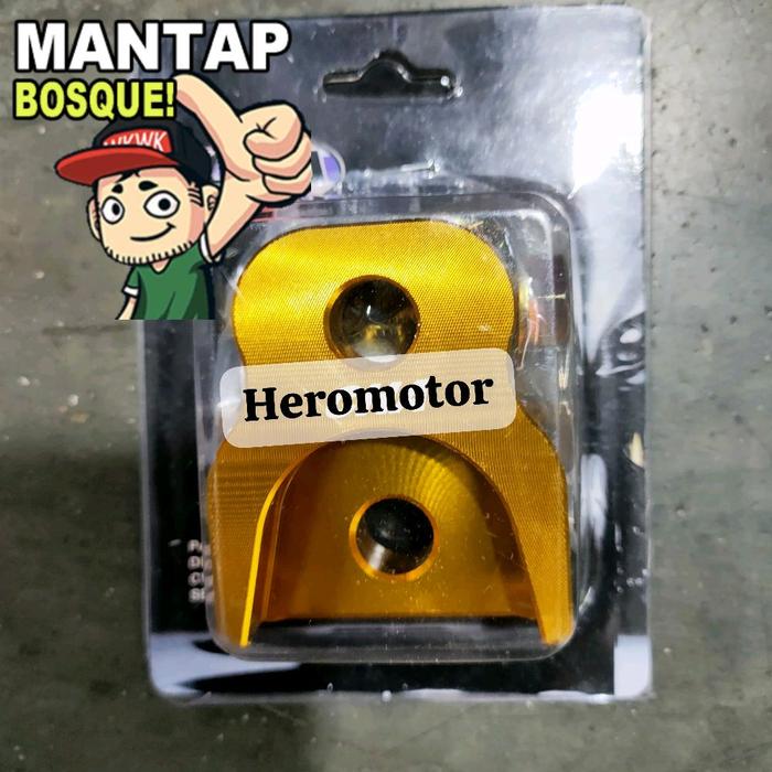 Gambar peninggi shock belakang matic atas cnc universal / raiser shock / sambungan shock - gold dari heromotor undefined Tokopedia