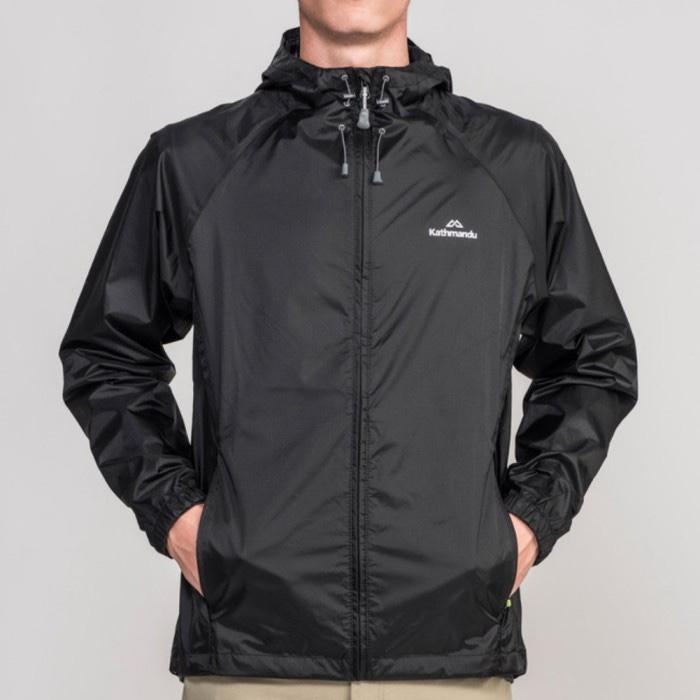 Gambar KosKA Kathmandu Pack and Go Two Layer Rain Jacket Non Hoodie Black Jaket M dari Koska Mart undefined Tokopedia