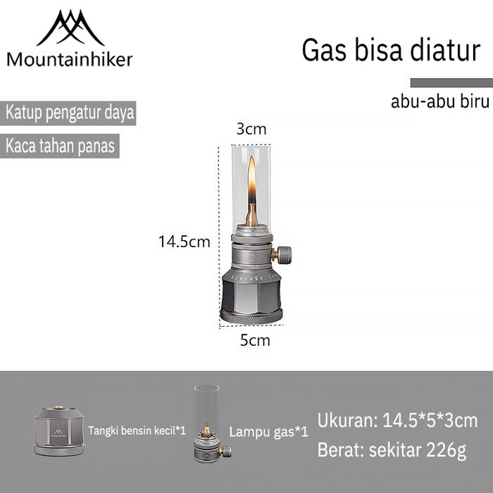 Gambar Mountainhiker Lampu Gunung Lampu Gas Cahaya Sekitar Lilin Gas Peralatan Berkemah Lampu Berkemah lampu lentera lampu  tenda - set lampu gas dari 1mountainhiker undefined Tokopedia