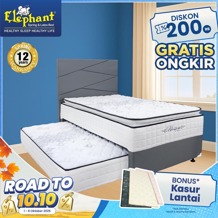 Gambar Kasur Springbed 2 In 1 Blossom Elephant dari Elephant Springbed undefined Tokopedia