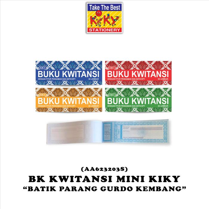 Gambar KIKY Buku Kwitansi - Mini/50 Lembar / 100 Lembar/ Bisnis (1 Pcs) - MINI dari Kiky Stationery undefined Tokopedia